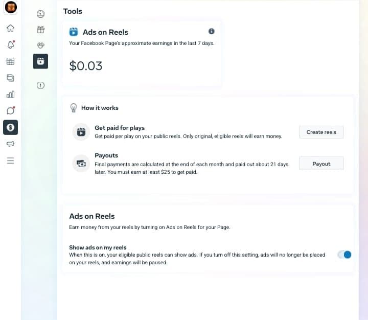 Facebook Ads & Page Monetization — screenshot 12